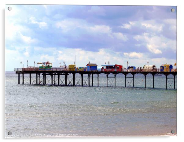 Teignmouth Pier. Acrylic by john hill