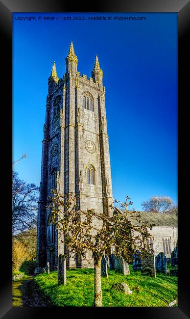 Church Tower On The Moor Framed Print by Peter F Hunt