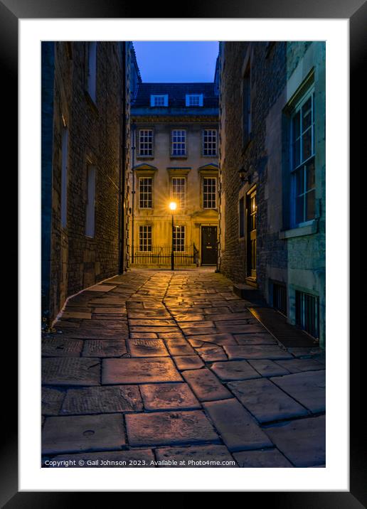 Walk round Bath Historic city centre , England UK Framed Mounted Print by Gail Johnson
