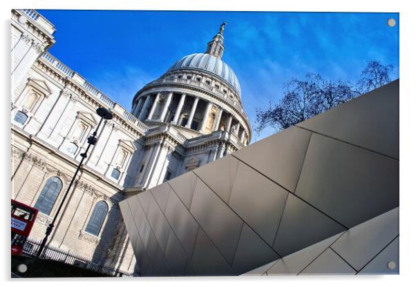 St Paul's Cathedral London England UK Acrylic by Andy Evans Photos