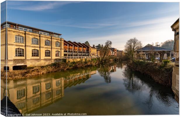 walking around Bradford Upon Avon an old market town Canvas Print by Gail Johnson