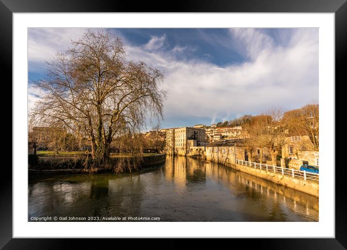 walking around Bradford Upon Avon an old market town Framed Mounted Print by Gail Johnson