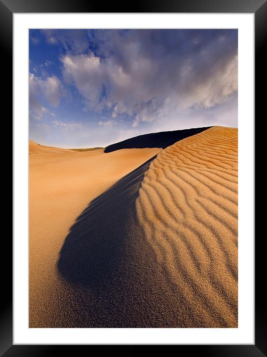 Ripples and Fleece  Framed Mounted Print by Mike Dawson