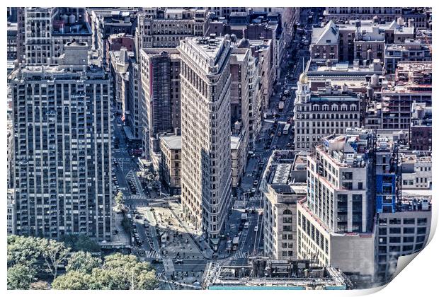Flat Iron Building  Print by Valerie Paterson