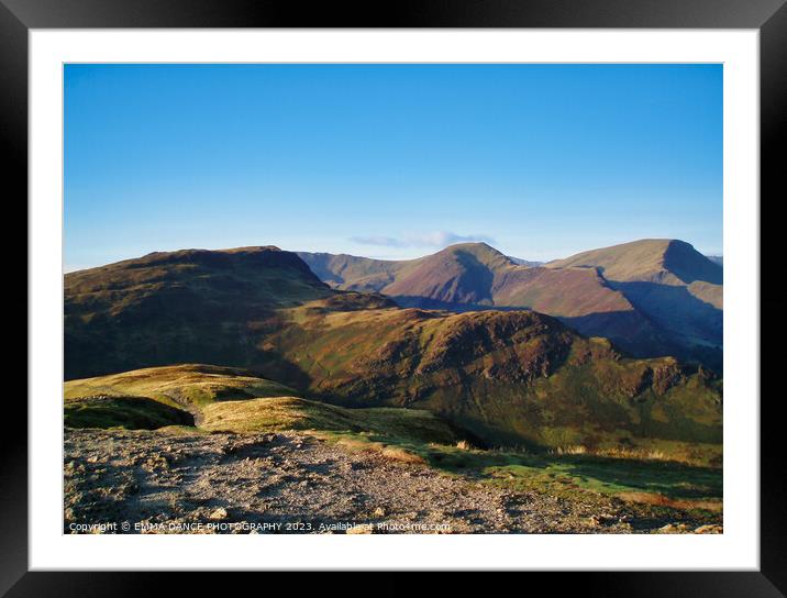 The Mountains of Snowdonia, Wales Framed Mounted Print by EMMA DANCE PHOTOGRAPHY