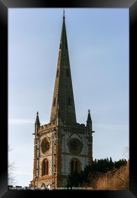 Holy Trinity Church, Stratford upon Avon Framed Print by Philip Brookes