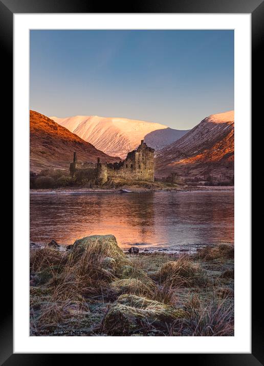 Kilchurn Castle at Sunrise Framed Mounted Print by Neil McKellar