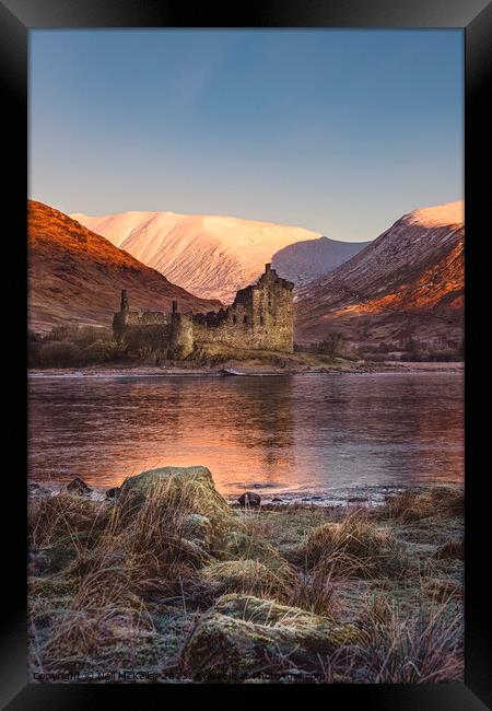 Kilchurn Castle at Sunrise Framed Print by Neil McKellar