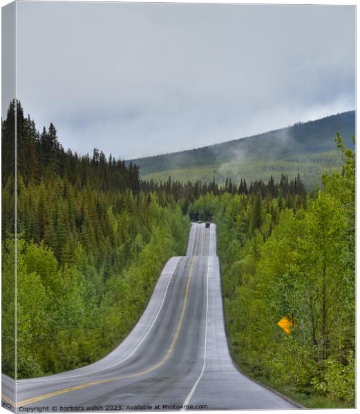 Road to heaven Canvas Print by barbara walsh