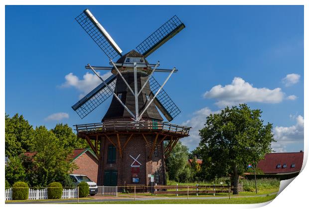 Windmill Print by Thomas Schaeffer