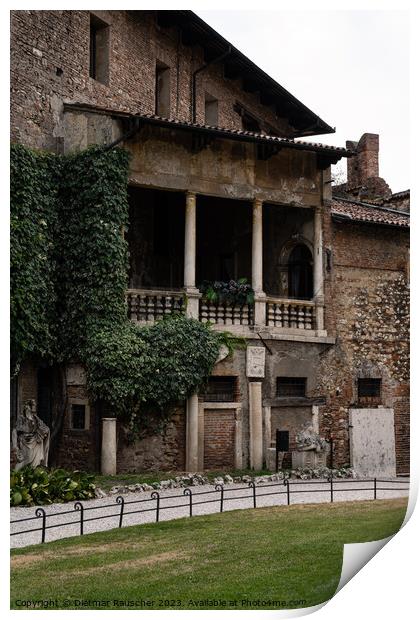 Doric loggia of Palazzo del Territorio in Vicenza Print by Dietmar Rauscher