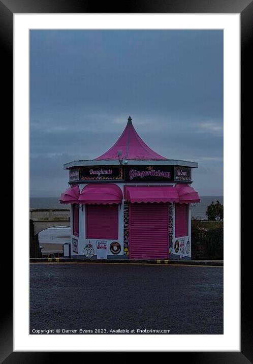Barry island sweet shop Framed Mounted Print by Darren Evans