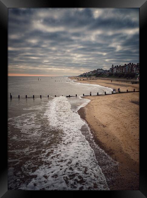 Southwold Winter View Framed Print by Sally Lloyd