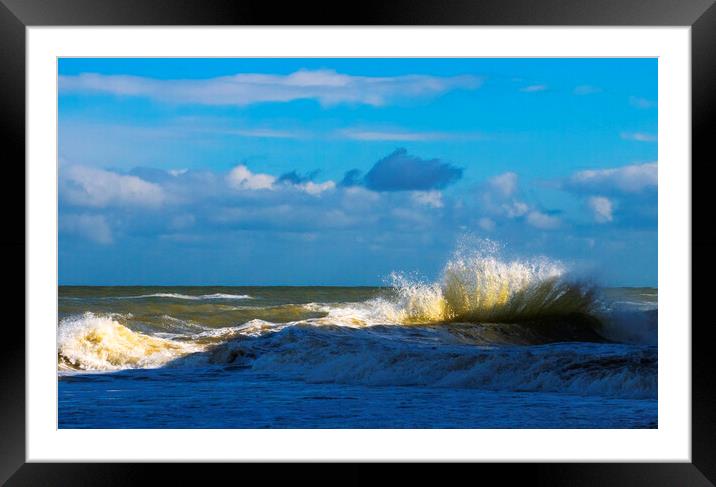 Ocean Rage Ramsgate Framed Mounted Print by Clive Eariss