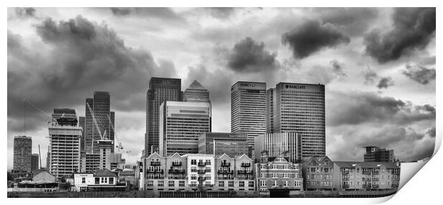 Storm Clouds London Print by Clive Eariss