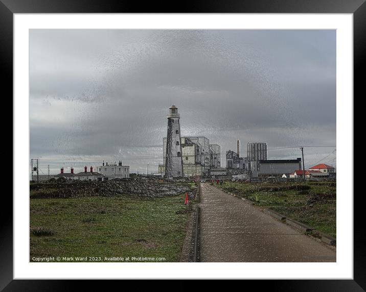 Dungeness Wrapped in Plastic. Framed Mounted Print by Mark Ward
