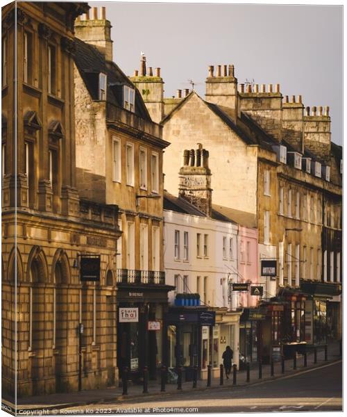 Bath Street View of George Street  Canvas Print by Rowena Ko