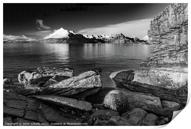 Cuillin Hills from Elgol, Isle of Skye Print by Peter O'Reilly