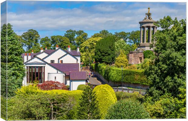 Alloway View Canvas Print by Valerie Paterson