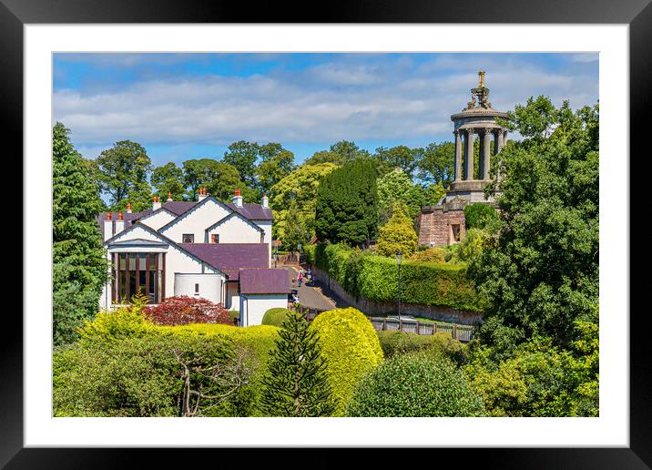 Alloway View Framed Mounted Print by Valerie Paterson