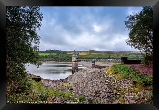 Pontsticill Reservoir. Brecon Beacons, South Wales Framed Print by Gordon Maclaren