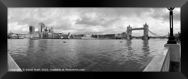  London Panorama Vista Framed Print by David Pyatt
