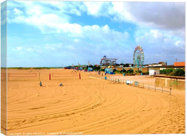 Skegness. Canvas Print by john hill