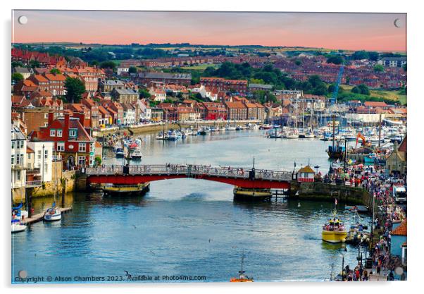 Whitby Acrylic by Alison Chambers