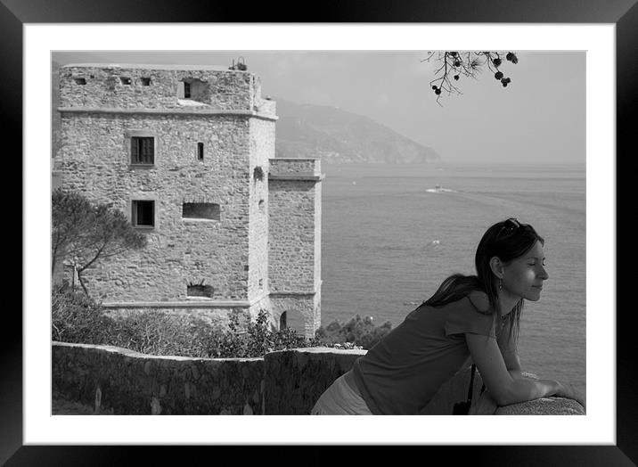 Monterosso al Mar Framed Mounted Print by Ian Middleton