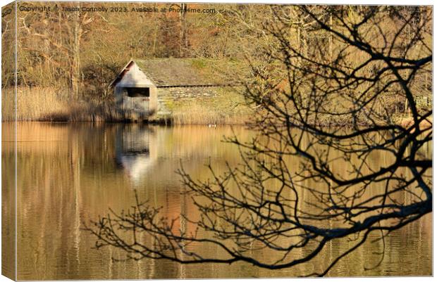 Rydal Water Boathouse. Canvas Print by Jason Connolly