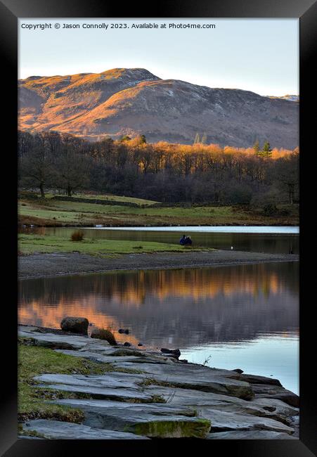 Rydalwater Golden Hour Framed Print by Jason Connolly