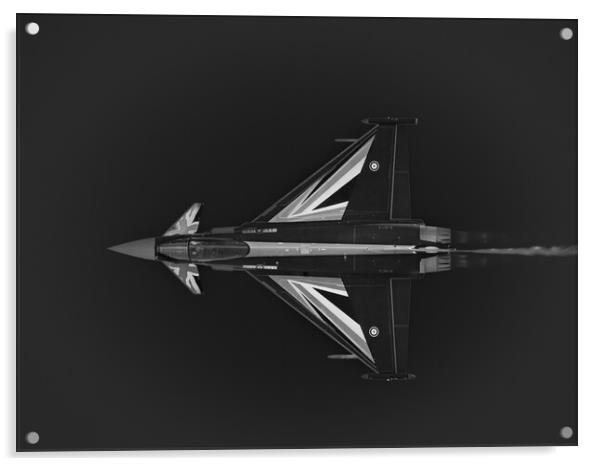 RAF Typhoon Acrylic by David Jeffery
