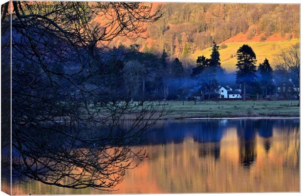 Grasmere Light And Shadows. Canvas Print by Jason Connolly