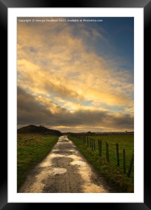 Pathway to the Clouds Framed Mounted Print by George Davidson