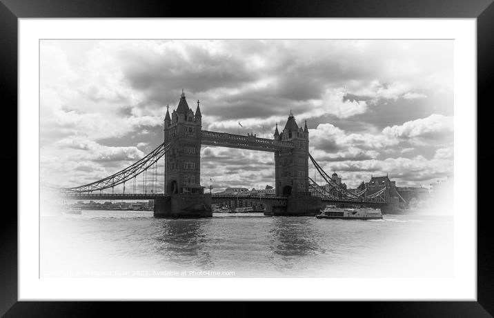 Tower Bridge  Framed Mounted Print by Margaret Ryan
