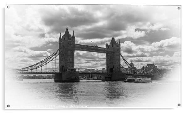 Tower Bridge  Acrylic by Margaret Ryan