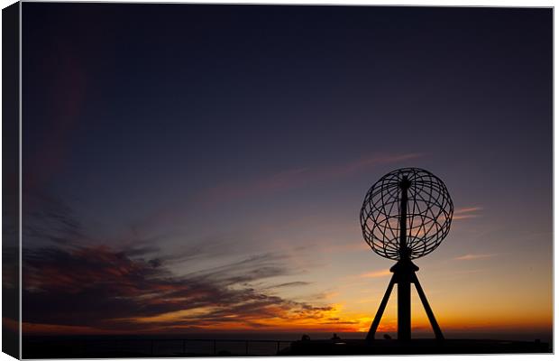 Sunset at the Nordkapp Canvas Print by Thomas Schaeffer