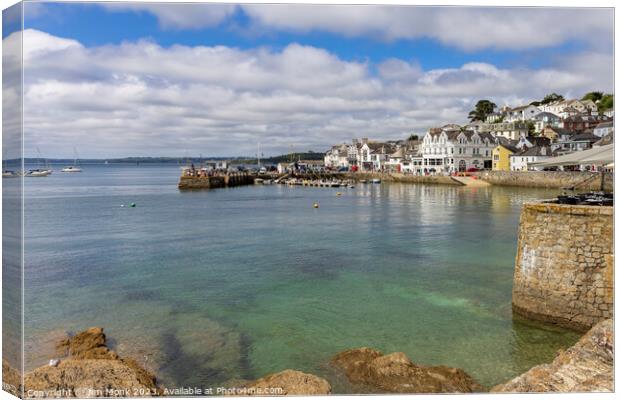 Harbour View, St Mawes Canvas Print by Jim Monk