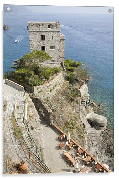 Monterosso al Mar Acrylic by Ian Middleton