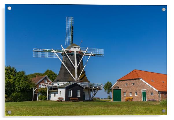 Windmill Groß Holum Acrylic by Thomas Schaeffer