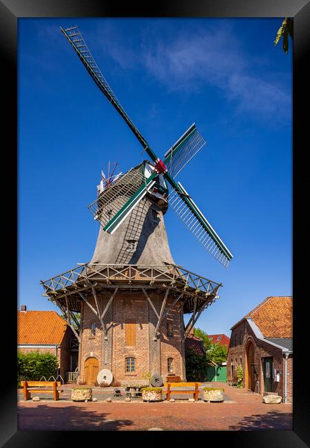 Windmill Jever Framed Print by Thomas Schaeffer