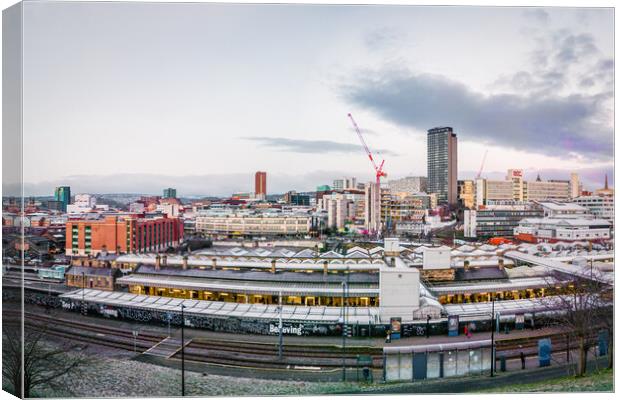 Sheffield Cityscape Canvas Print by Apollo Aerial Photography
