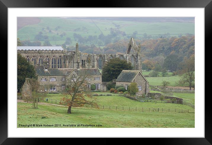 Bolton Abbey Framed Mounted Print by Mark Hobson