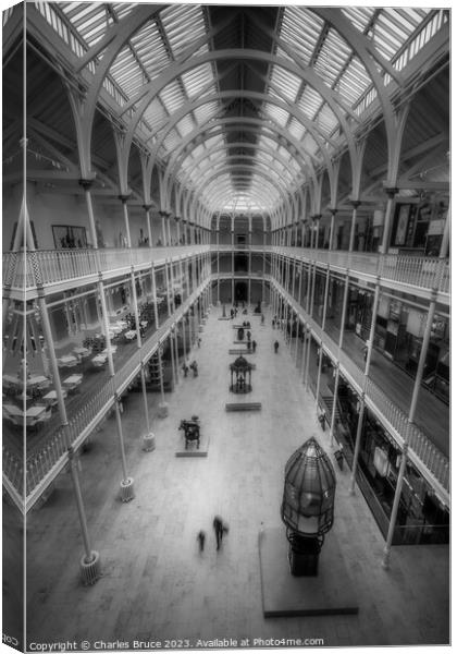 National Museum of Scotland Canvas Print by Charles Bruce