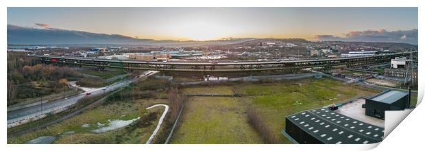 The Tinsley Viaduct Print by Apollo Aerial Photography