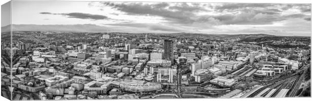 Sheffield City Skyline Canvas Print by Apollo Aerial Photography