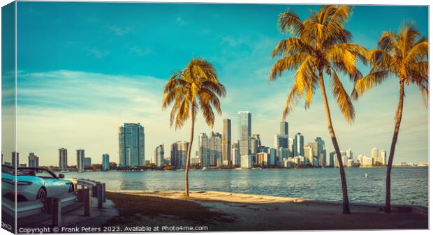 miami, florida Canvas Print by Frank Peters