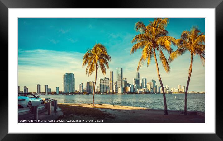 miami, florida Framed Mounted Print by Frank Peters