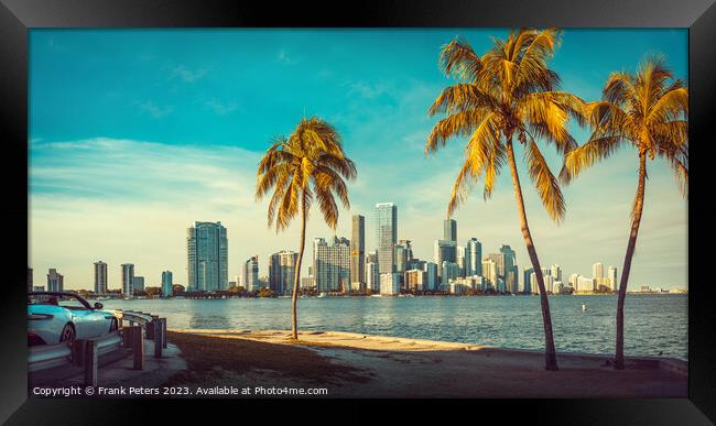 miami, florida Framed Print by Frank Peters