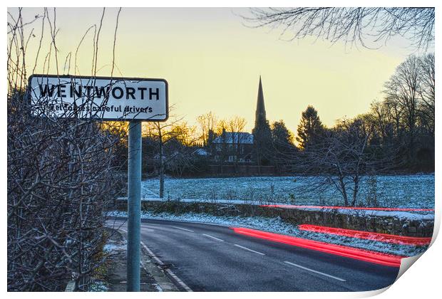Wentworth Rotherham  Print by Alison Chambers